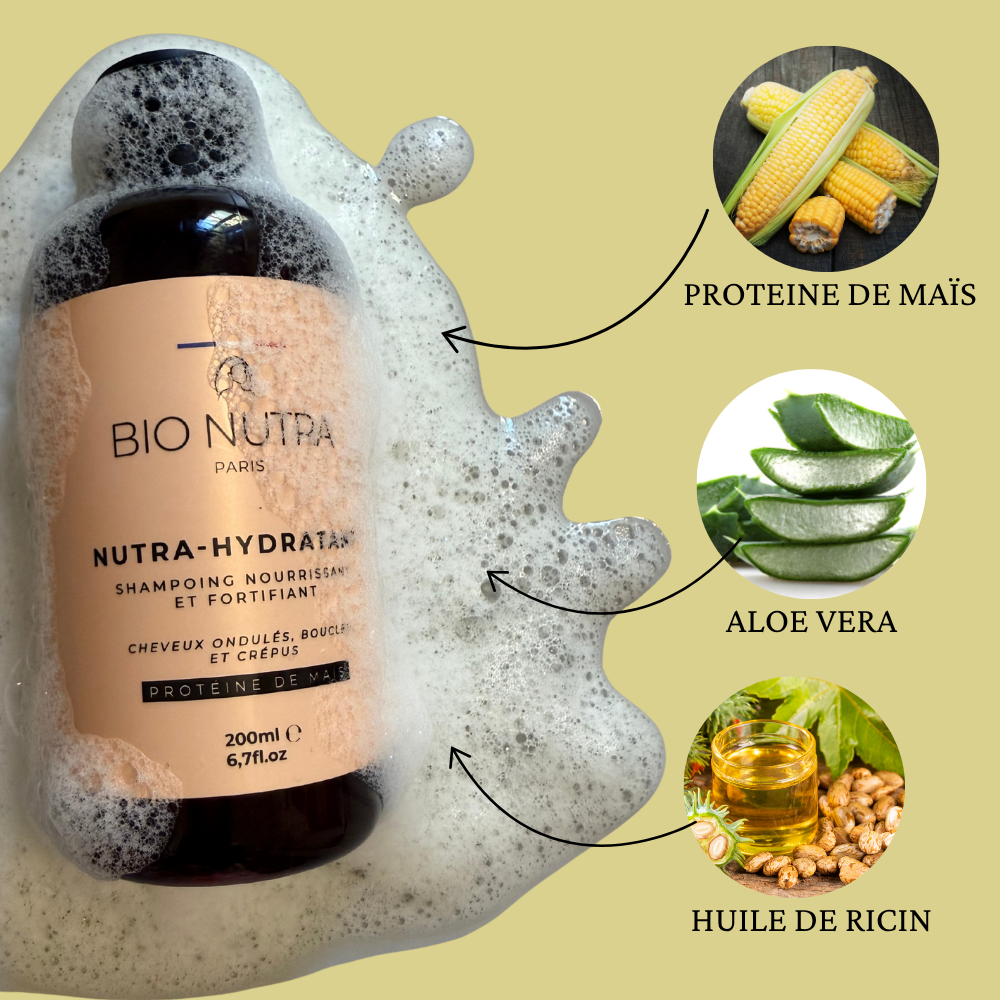NUTRA-HYDRATANT: Shampoing nourrissant et hydratant