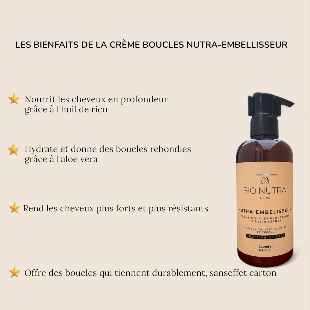 NUTRA-EMBELISSEUR: Crème boucles hydratante et définissante