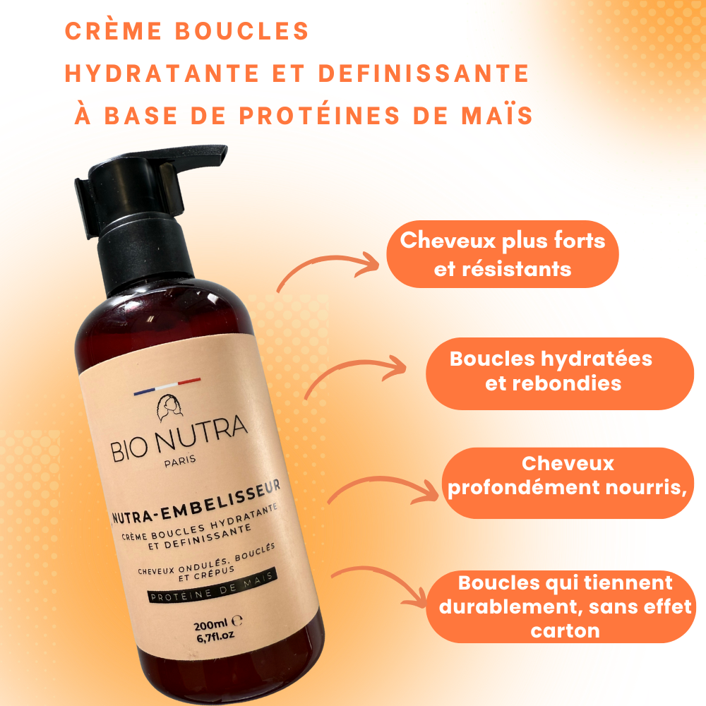 NUTRA-EMBELISSEUR: Crème boucles hydratante et définissante