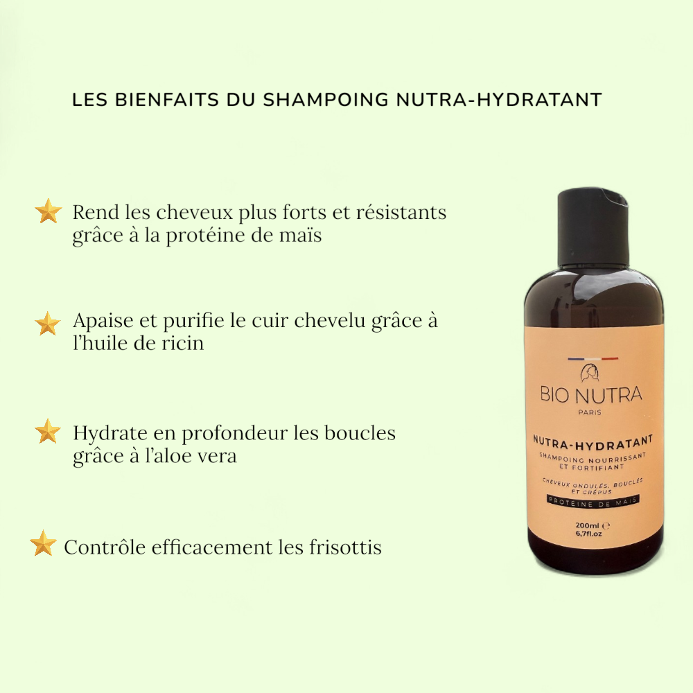 NUTRA-HYDRATANT: Shampoing nourrissant et hydratant