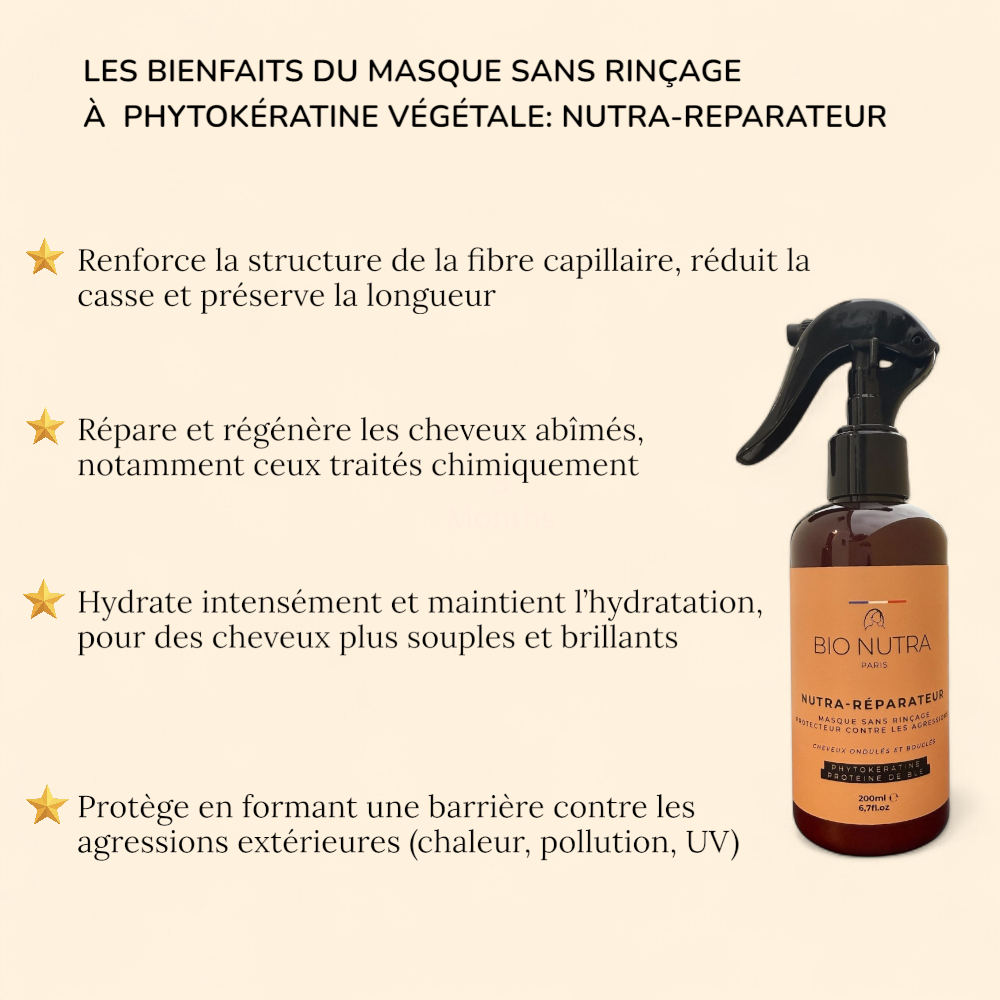 NUTRA-REPARATEUR: masque sans rinçage réparateur et protecteur