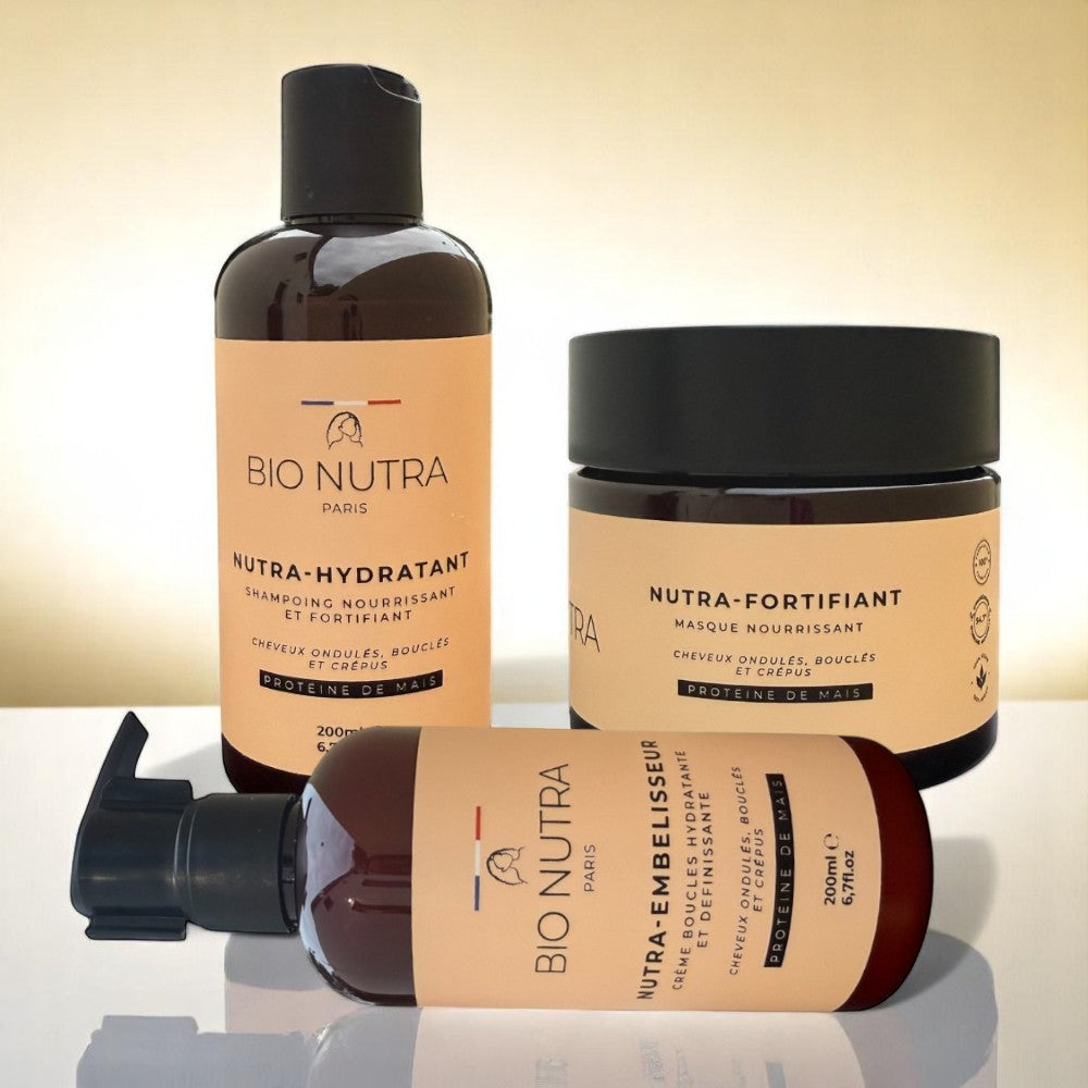 Shampoing+masque +creme boucle