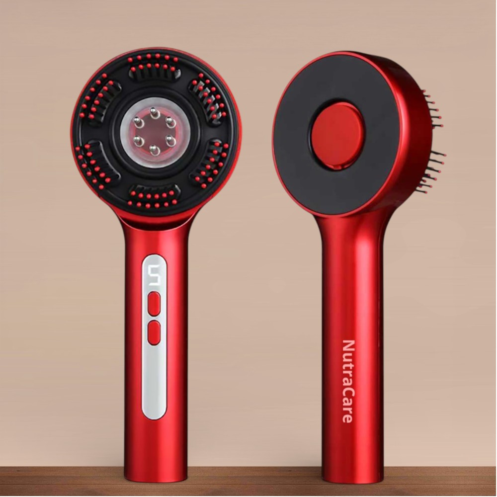 BROSSE DE SOIN CAPILLAIRE 3-en-1 : Massage, Diffusion & Vitalité