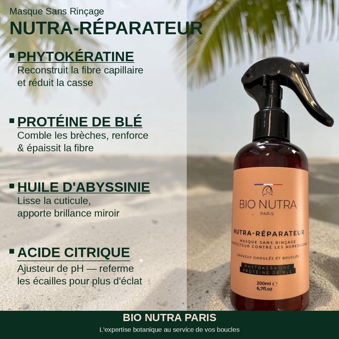 NUTRA-REPARATEUR: Masque sans rinçage réparateur et protecteur